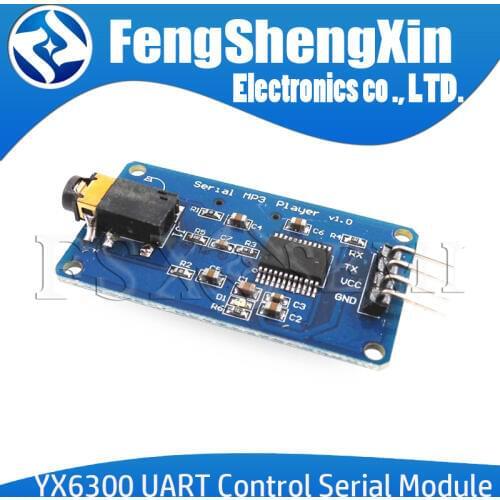 YX6300 YX5300 UART Control Serial Module MP3 Music Player Module For Arduino/AVR/ARM/PIC CF Micro SD / SDHC3.2-5.2V