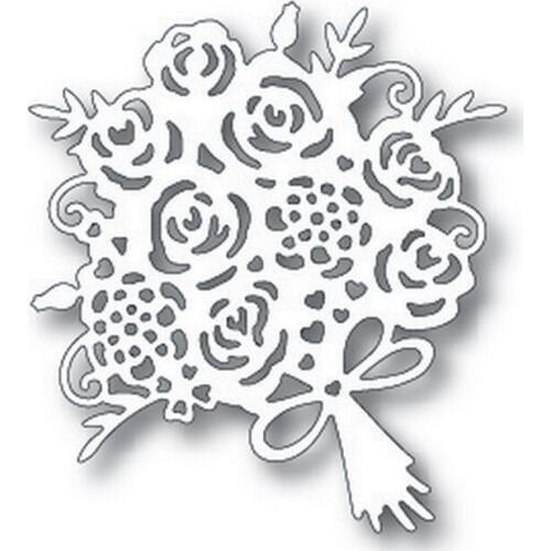 Rose Bouquet Metal Cutting Dies Stencils For DIY Scrapbooking Decorative Embossing Suit Paper Cards Die Cutting Template 2018