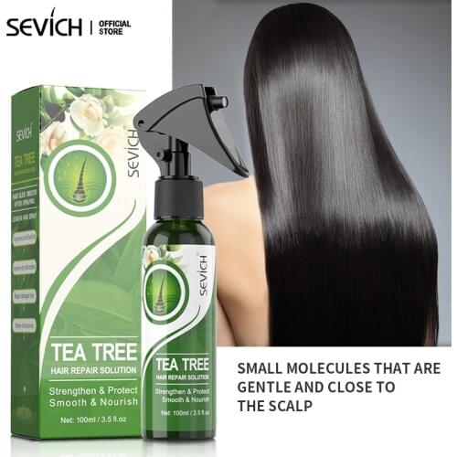 Sevich 100ml Tea Tree Hair Smoothing Spray Deeply Nourishing Hair Natural Moisturing Hair Spray For Dry Hair Treatment