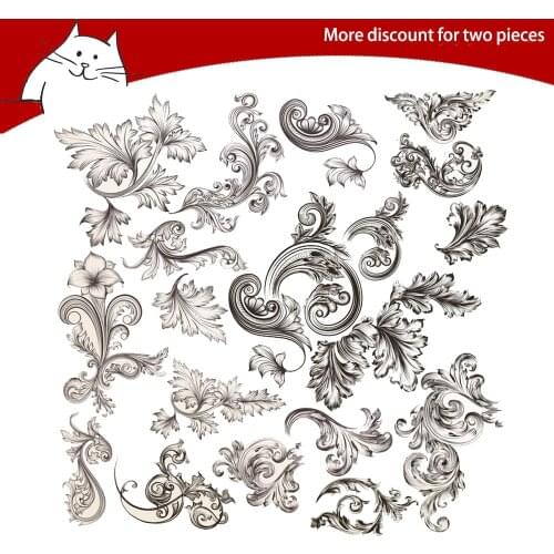 Pattern Clear Stamps For Scrapbooking Card Making Photo Album Silicone Stamp DIY Decorative Crafts