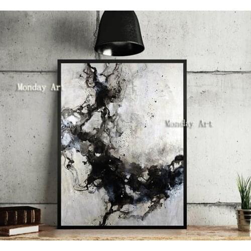 Nordic style handmade canvas oil painting caudros decor acrylic painting abstract wall art Picture For Living Room wall decor