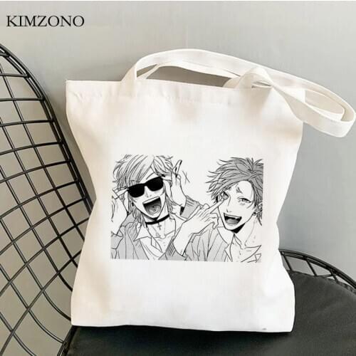 Yarichin Club shopping bag jute bag cotton shopping eco shopper bag bolsa compra net boodschappentas woven sacolas