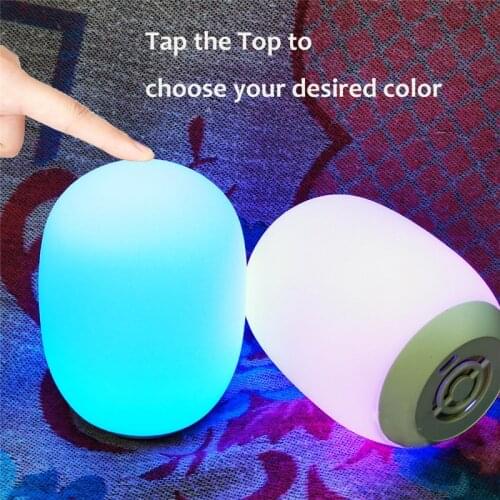 LED Desk Lamp Separate Magnet Touch Dimming Night Light Bedroom Colorful Atmosphere Bedside Lamp Birthday Gift Touch Lamps