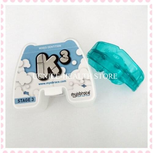 Dental teeth trainer retainer MRC K3 for Kids retrain oral musculature /Myobrac Orthodontic trainer alignment ages 5 to 10