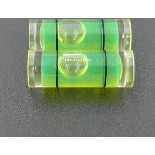 20pcs 8*22mm Cylinder Bubble level Round spirit Level Tools Balancing equipment Frame accessories