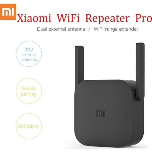 Original Xiaomi WiFi Router Amplifier Pro Router 300M Network Extender Power Extender Repeater 2 Antenna