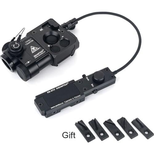 New Airsoft Tactical perst-4 Red Green IR Strob Laser Sight Metal DBAL A2 PEQ15 light Support Zero Target/ Brightness adjust
