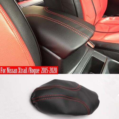 Central Armrest Box cover Protection Pad For Nissan X-trail Rogue 2015 2016 2017 2018 2019 2020 Car interior Decoration