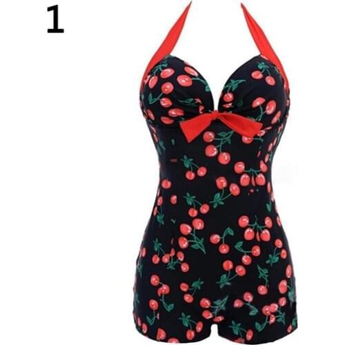 Womens Swimwear Bodysuit One-piece Bathing Suit Dotted Beachwear Push Up Monokini Swimsuit Beachwear Bathing Suits Plus Size