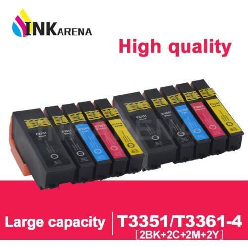 2 Pack T33 33XL T3351 Ink Cartridge Compatible For Epson Expression Premium XP XP-530 XP-630 XP-635 XP-640 XP-830 XP-900 Printer