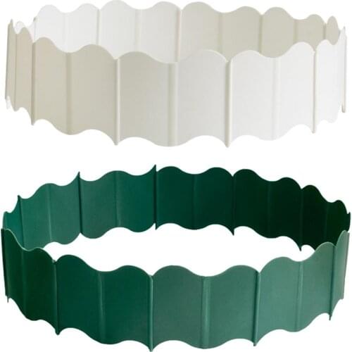 20PCS Garden Lawn Fence Edging Plastic Lawn Border Fence Garden Grass Edge Border Fence Durable Garden Decorative Edging