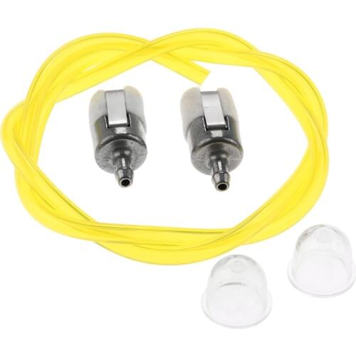 5Pcs/set Chainsaw String Trimmer Brush Cutter Primer Bulb +Fuel Filter +Fuel Line Hose Tube for HONDA GX22 GX25 GX31 Rototiller