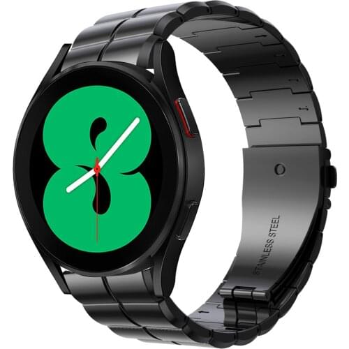 ANBEST Stainless Steel Replacement Band 20mm for Samsung Galaxy Watch4/Samsung Galaxy Watch4 Classic Strap 42mm 46mm Belt