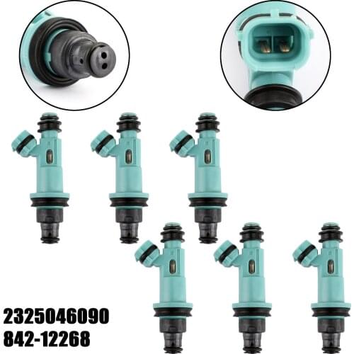 Artudatech 2325046090 2320946090 23209-46090 6x Fuel Injector For Toyota Supra for GS300 SC300 IS300 3.0L 23250-46090