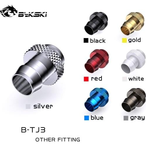 Bykski B-TJ3 Exquisite ID 9-10mm G1/4'' Soft-Tube Barb Fitting For Water Cooling PC Radiator Brass Diamond Grain