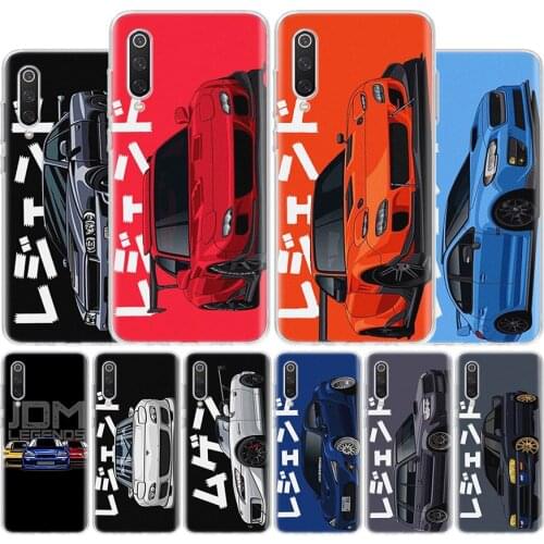 JDM Tokyo Drift Sports Car Cover Phone Case For Xiaomi Note 10 Mi 11 9 8 CC9 5X 6X 9T 10T A3 Poco X3 NFC F1 Pro Lite + Coque A1