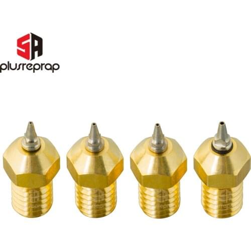 Airbrush Nozzle Adapter Set Tip Nozzle 0.2 0.3 0.4 0.5mm Optional for V5 V6 J-head Hotend 1.75mm Filament