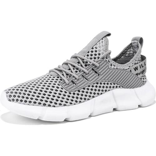 Summer PU leather Blade Sneakers High Quality Outdoor Light Breathable Sport Athletic Men Shoes Male Sneakers Men Running Shoes