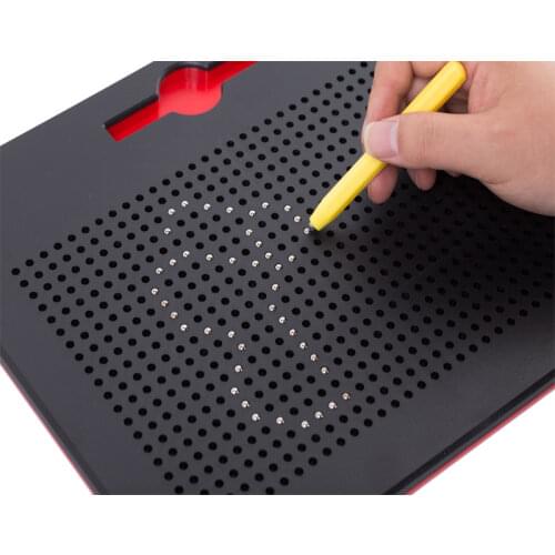 Magnetic Tablet Drawing Board Pad Toy Bead Magnet Stylus Pen Alphabet Numbers Writing Memo Board Learning Educational Kid Toy