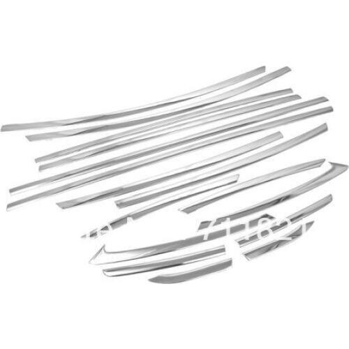 Chrome Side Window Full Trim Set For Ford Fiesta Sedan