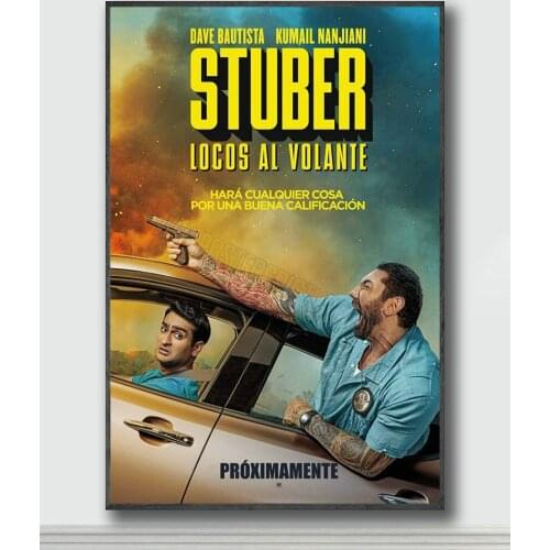 NJ126 Stuber Movie 1 Silk Posters and Prints wall art Art Poster Home Decor
