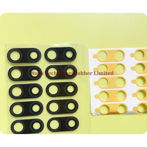 Wyieno 50Pcs/Lot Note7 Real Camera Glass Lens For Redmi Note 7 Pro Back Rear Camera Panel with Glue Phone Parts Tracking