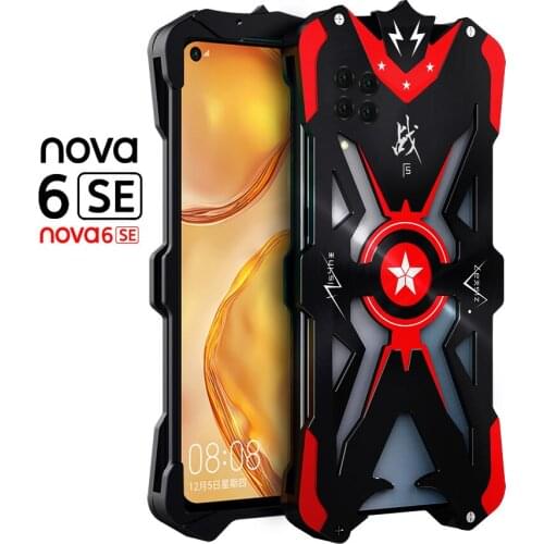 For Huawei Nova 6 Se Original Zimon Shockproof Heavy Duty Armor Metal Aluminum Phone Case For Huawei Nova6 Se Case