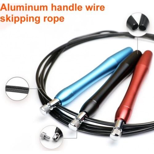 Adjustable Aluminum Alloy Handle Jump Skipping Rope Sports Exercise Fitness Tool