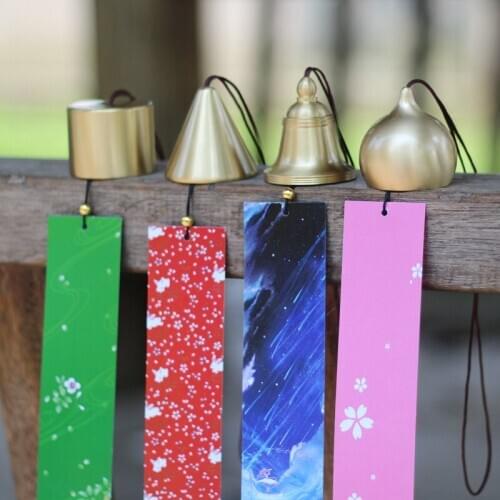 Spherical Japanese Style Wind Chimes Creative Metal Hanging Bells Valentines Day Birthday Gift Outdoor Garden Decorations