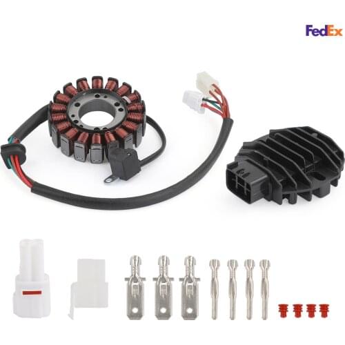 Topteng Stator & Regulator Rectifier Fit for Suzuki LT-Z400 LTZ400 Quadsport Z400 2003-2008