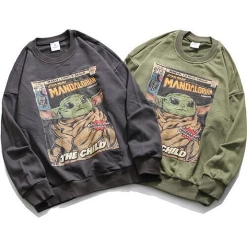 Fashion Brand Printed Ins High Street Men Couple Retro Oversize2020 New Autumn Fashion