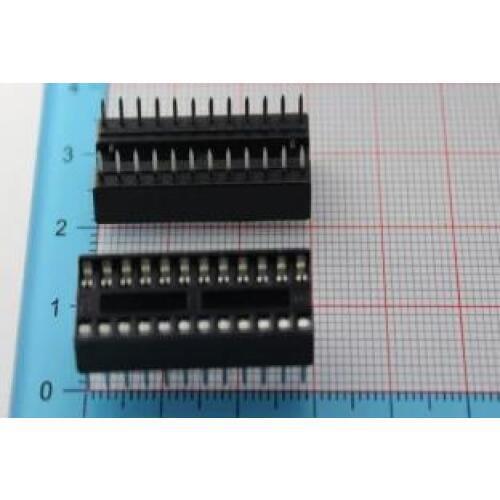 Free shipping!hot sale!Narrow body,DIP24 socket, IC Block, 24P socket, the chip base