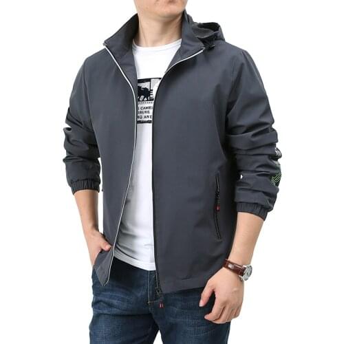 Winter jackets 2021 New Autumn Thin Jacket Young Mens Jacket Outer Clothes Tide Outdoor Jacket men