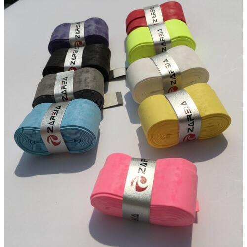 10pcs ZARSIA taiwan made bright color dry feel soft tennis Over Grips badminton Tennis Anti-skid Sweat Absorbed Wraps