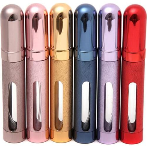 12ml Portable Mini Refillable Perfume Bottle With Spray Scent Pump Empty Cosmetic Containers Spray Atomizer Bottle For Travel