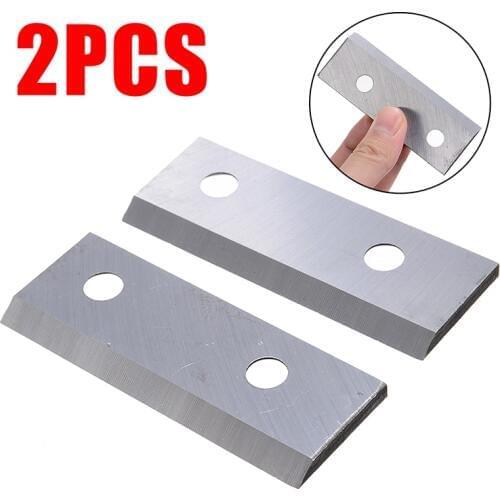 2pcs Steel Shredder Chipper Blade Mini Sharp Chipper Blade Garden Shredder Cutters Tool Set 8*3cm Replacement High Quality