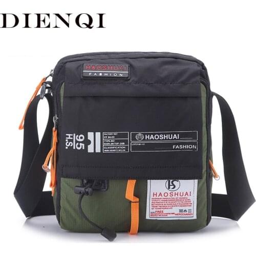2021 Vintage Tactical Men Cross Body Bag Strap Male Small Nylon Shoulder Bag Husband Sling Side Messenger Bags for Men Handbags