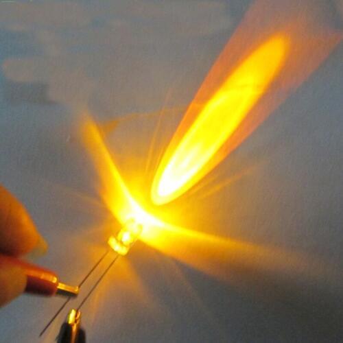 3mm Round head yellow light emitting diode F3 LED lamp beads yellow indicator light 1000pcs