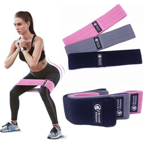 3 Levels Hip Bands Resistance Workout Booty Exerciser Elastic Non-Slip For Women Home Gym Yoga Fitness Glute Stretching Training