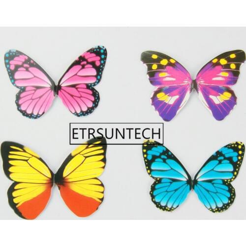 5000pcs Butterfly Shape Cake Inserted Cards Paper Cupcake Topper Insert Flag Lovely Gifts Cake Birthday Party Decoration