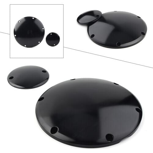 Motorcycle Aluminum Derby Timer Timming Clutch Cover for Harley Sportster XL1200 Iron 883 XL883 Black