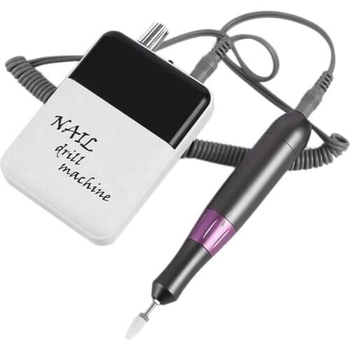 Rechargeable Nail Drill Machine 30000RPM Manicure Machine Electric Nail File Nail Art Tools EU Plug