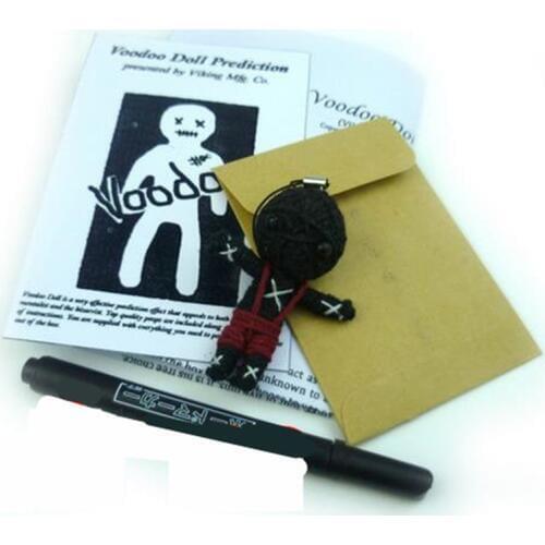 Free Shipping Voodoo Doll Prediction,Close-Up Stage TV-Show Professional Mentalism Magic Trick Product Toy / Wholesale