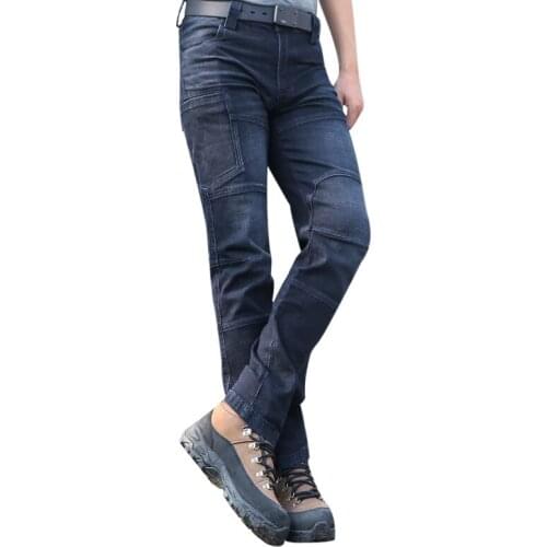 Military Tactical Pants Men Loose Straight Autumn Winter Thickening Outdoor Camping Hiking Elastic Multi-Pocket Jean Trousers