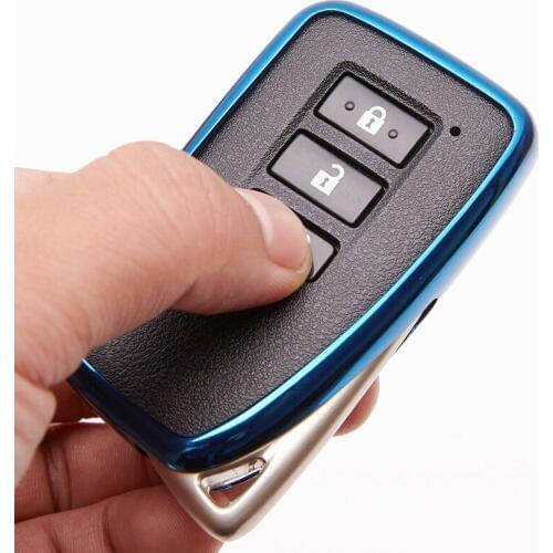 Soft TPU Remote Smart Key Cover Fob Case Shell For Lexus NX GS RX IS ES GX LX RC 200 250 350 LS 450H 300H Car Keychain