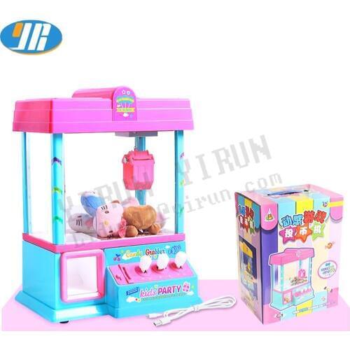 Childrens Came Console Mini Claw Crane Machine Toys Funny Doll Grabber Candy Catcher Claw With USB Cable