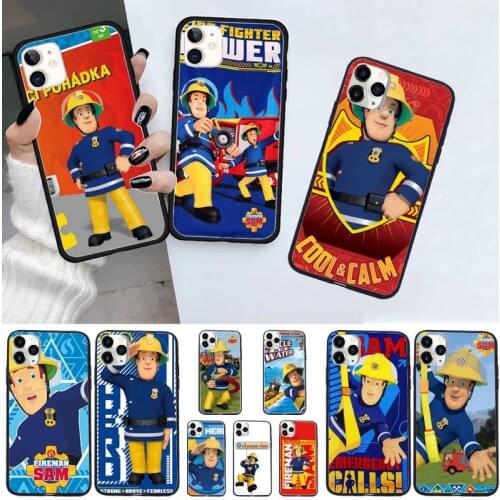 Fireman Sam Children cartoon Phone Case for iPhone 11 12 pro XS MAX 8 7 6 6S Plus X 5S SE 2020 XR Fashion protective shell