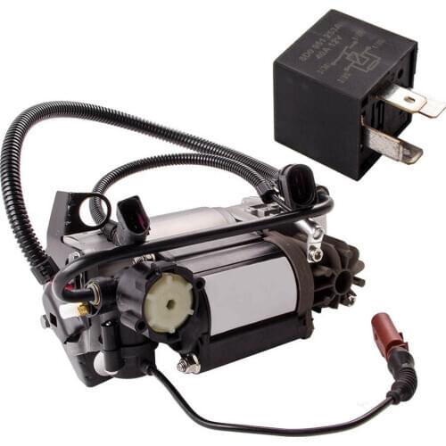 For Audi A8 Compressor air suspension pump engine 6/8 cylinder 4E0616007 + relay