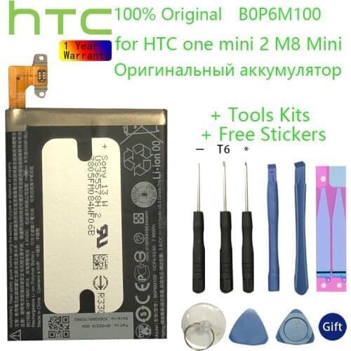 HTC 100% Original B0P6M100 Battery for HTC one mini2 one mini 2 battery 2100mah Cellphone New Tested