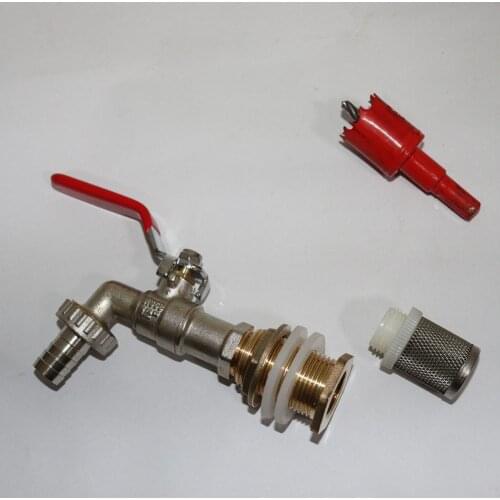 IBC Outlet Tank Water Tap Faucet Valve For Garden Irrigation Ton Barrel Accessories Garden Water Tank Hose Connector Replacement